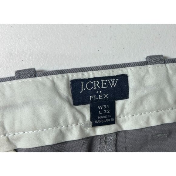 J.Crew Mens Straight-Fit Flex Chinos Size 31x32Gray - Picture 10 of 12